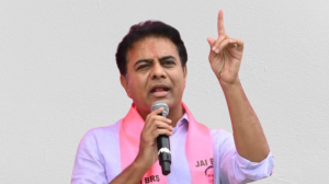 KTR fires on congress government