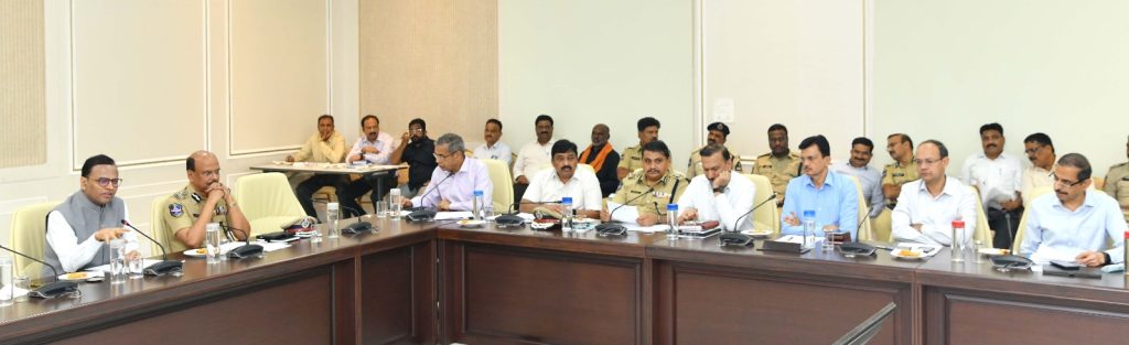 chief secretary review arrangements on vice President Hyderabad visit