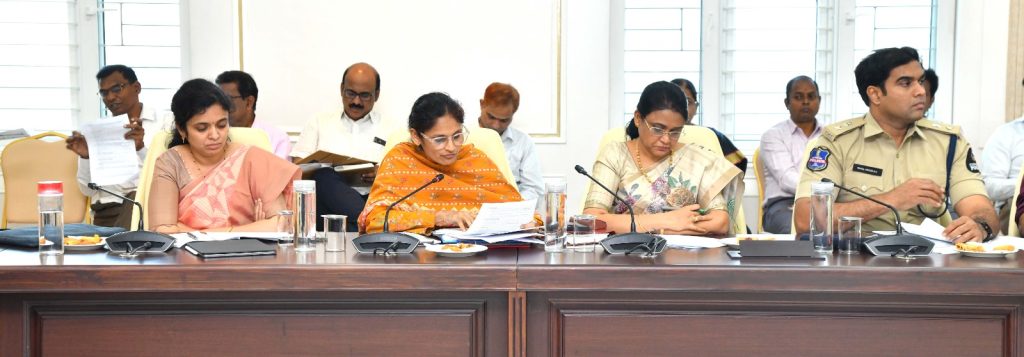 cs review arrangements on President , vice president visit to Hyderabad