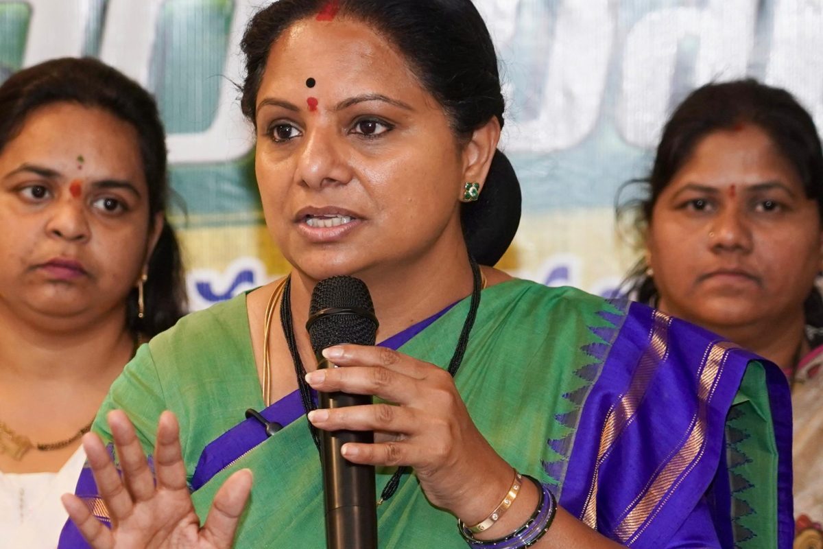 dharna will be held in front of cm house says MLC kavitha
